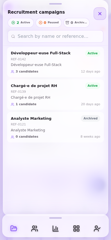 Campaigns — mobile